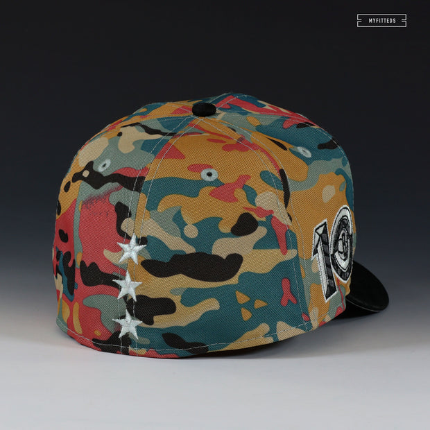 BROOKLYN NETS 10TH ANNIVERSARY BILLIONAIRE BOYS CLUB INSPIRED CAMO NEW ERA FITTED CAP