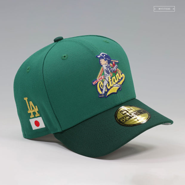 LOS ANGELES DODGERS SHOHEI OHTANI UPPER DECK INSPIRED CARICATURE NEW ERA FITTED CAP