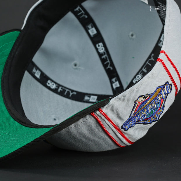 FLORIDA MARLINS 1997 WORLD SERIES X MARKS THE SPOT NEW ERA FITTED CAP