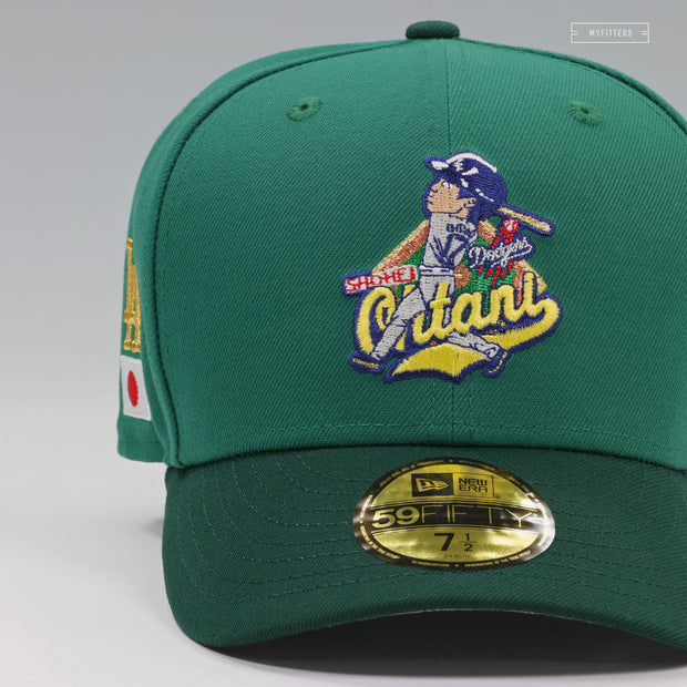 LOS ANGELES DODGERS SHOHEI OHTANI UPPER DECK INSPIRED CARICATURE NEW ERA FITTED CAP