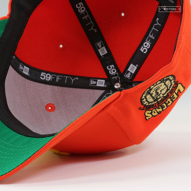 NICKELODEON™ LEGENDS OF THE HIDDEN TEMPLE™ ORANGE IGUANAS™ NEW ERA FITTED CAP