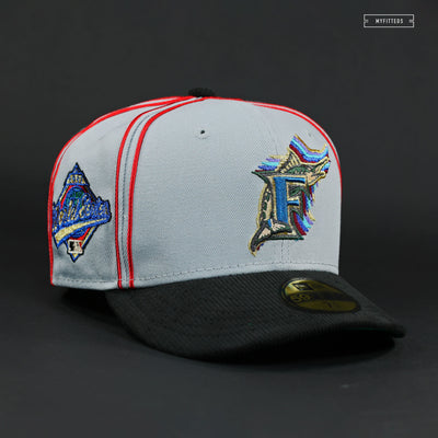 FLORIDA MARLINS 1997 WORLD SERIES X MARKS THE SPOT NEW ERA FITTED CAP