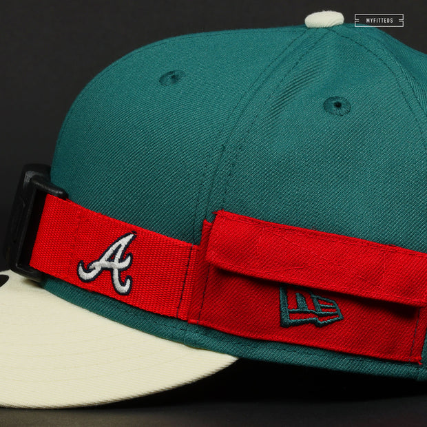 ATLANTA BRAVES MY HERO ACADEMIA DEKU'S COSTUME INSPIRED ELITE SERIES NEW ERA HAT