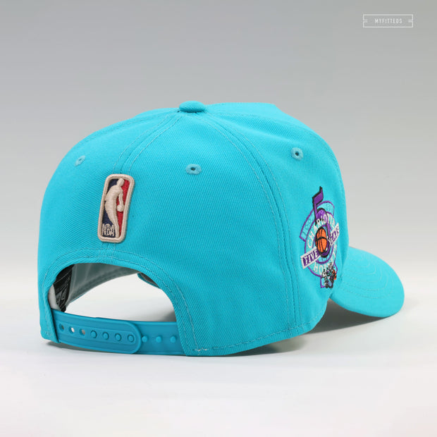 CHARLOTTE HORNETS 1992-1993 5TH SEASON 9FIFTY A-FRAME NEW ERA SNAPBACK HAT