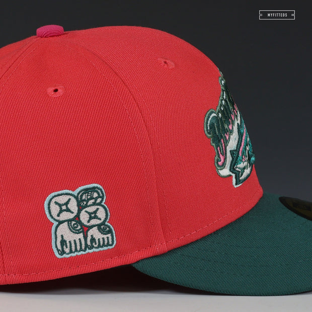 PENSACOLA BLUE WAHOOS THE WILD ROBOT PROTECTS INSPIRED COPA23 NEW ERA FITTED CAP