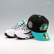 FLORIDA MARLINS 10TH ANNIVERSARY RACING STRIPES AIR MAX 95 INSPIRED NEW ERA FITTED CAP
