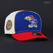 KANSAS JAYHAWKS 1988 NCAA FINAL FOUR 50TH ANNIVERSARY NEW ERA FITTED CAP