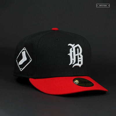 BIRMINGHAM BARONS X CHICAGO WHITE SOX 2 TONE NEW ERA FITTED CAP