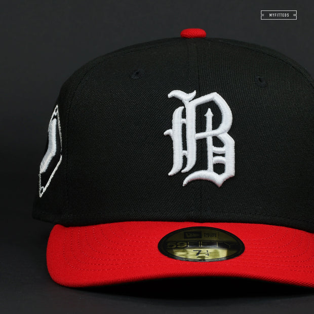 BIRMINGHAM BARONS X CHICAGO WHITE SOX 2 TONE NEW ERA FITTED CAP