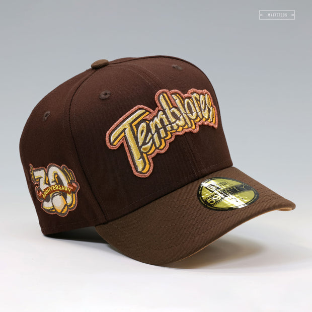 RANCHO CUCAMONGA QUAKES X TEMBLORES 30TH ANNIVERSARY BROWN EARTHWARE NEW ERA CAP
