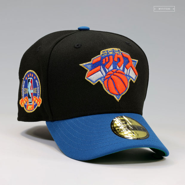 NEW YORK KNICKS KATAKANA NBA 5TH AVE PYRAMID NBA REAR NEW ERA FITTED CAP