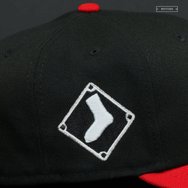 BIRMINGHAM BARONS X CHICAGO WHITE SOX 2 TONE NEW ERA FITTED CAP