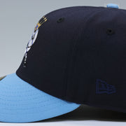 KANSAS CITY ROYALS RAISED ROYAL MR. ROYAL BO JACKSON MIDNIGHT NAVY ULTRA BLUE NEW ERA CAP