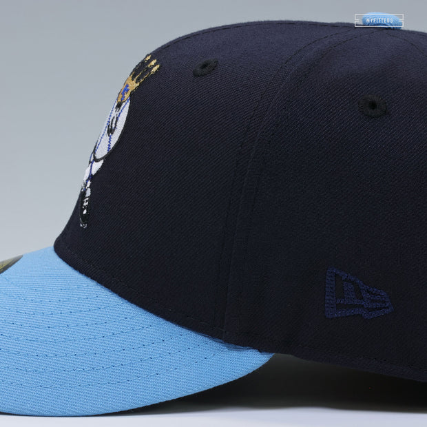 KANSAS CITY ROYALS RAISED ROYAL MR. ROYAL BO JACKSON MIDNIGHT NAVY ULTRA BLUE NEW ERA CAP