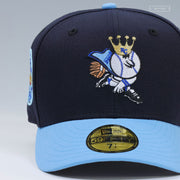 KANSAS CITY ROYALS RAISED ROYAL MR. ROYAL BO JACKSON MIDNIGHT NAVY ULTRA BLUE NEW ERA CAP