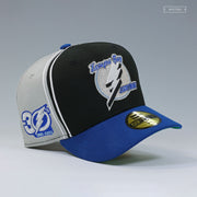 TAMPA BAY LIGHTNING 30TH ANNIVERSARY REVERSE RETRO DIAGONAL BLOCK NEW ERA FITTED CAP