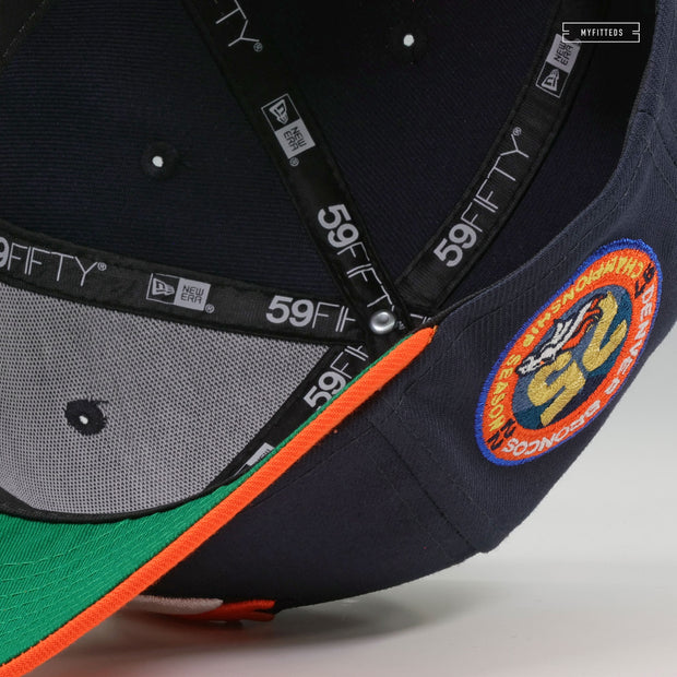 DENVER BRONCOS 1997 CHAMPIONSHIP SEASON 25TH ANNIVERSARY NEW ERA FITTED CAP
