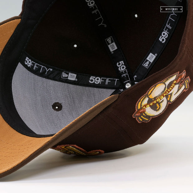 RANCHO CUCAMONGA QUAKES X TEMBLORES 30TH ANNIVERSARY BROWN EARTHWARE NEW ERA CAP