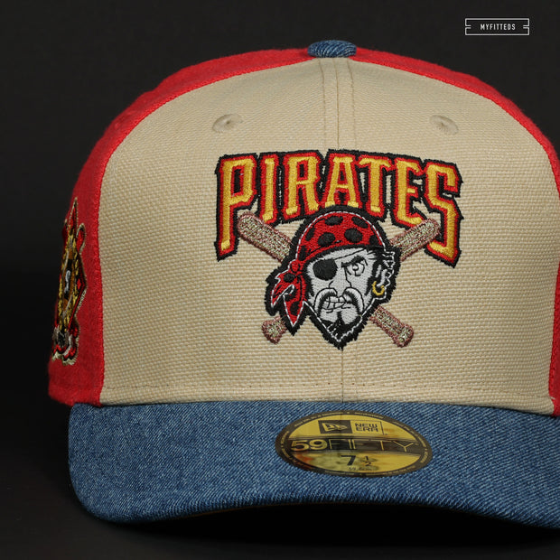 PITTSBURGH PIRATES 1909 WORLD SERIES FORBES FIELD "LUFFY" ELITE SERIES NEW ERA HAT