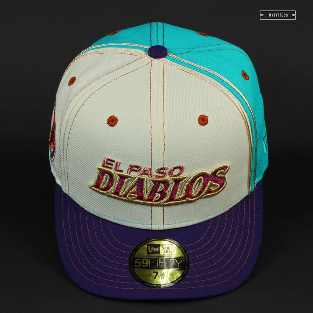 EL PASO DIABLOS X ARIZONA DIAMONDBACKS JERSEY WORDMARK NEW ERA FITTED CAP