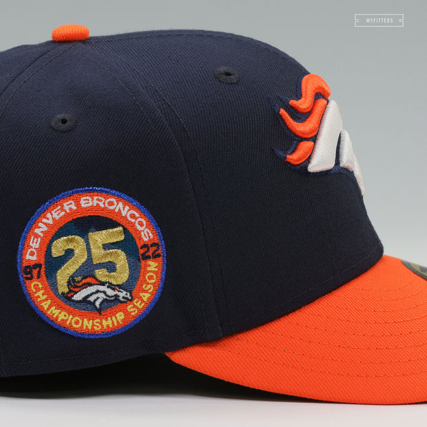 DENVER BRONCOS 1997 CHAMPIONSHIP SEASON 25TH ANNIVERSARY NEW ERA FITTED CAP