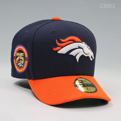 DENVER BRONCOS 1997 CHAMPIONSHIP SEASON 25TH ANNIVERSARY NEW ERA FITTED CAP