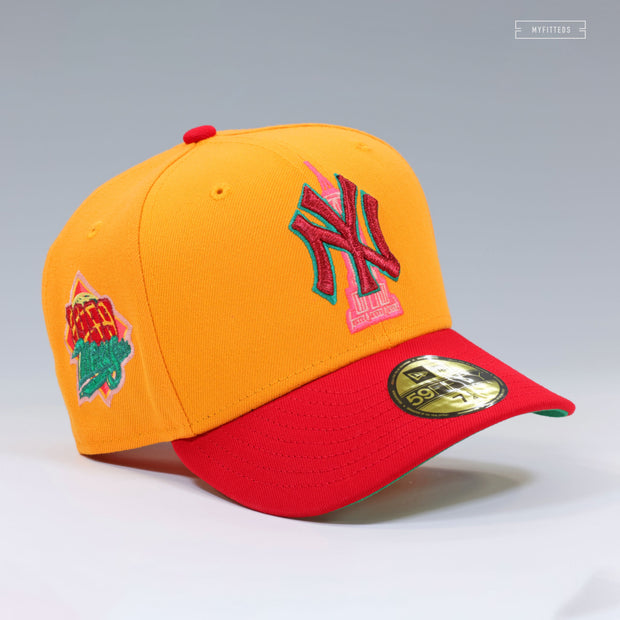 NEW YORK YANKEES 1999 WORLD SERIES WELCOME TO NEW YORK NYC CRUISE NEW ERA FITTED CAP
