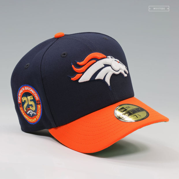 DENVER BRONCOS 1997 CHAMPIONSHIP SEASON 25TH ANNIVERSARY NEW ERA FITTED CAP