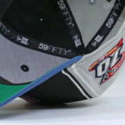 COLUMBUS BLUE JACKETS 10TH ANNIVERSARY REVERSE RETRO DIAGONAL BLOCK NEW ERA CAP