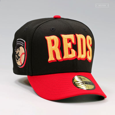 CINCINNATI REDS MR. REDLEGS RED DEAD REDEMPTION 2 INSPIRED NEW ERA FITTED CAP