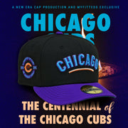 CHICAGO CUBS A CENTURY OF CUBS "ROGER ACKROYD" NEW ERA HAT