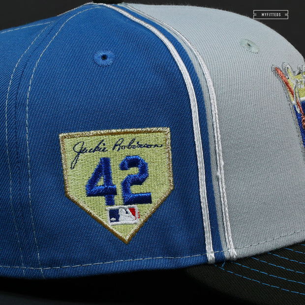 JACKIE ROBINSON #42 75TH ANNIVERSARY DIAGONAL BLOCK NEW ERA FITTED CAP