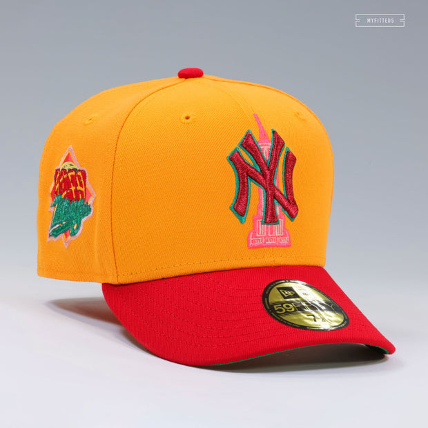 NEW YORK YANKEES 1999 WORLD SERIES WELCOME TO NEW YORK NYC CRUISE NEW ERA FITTED CAP