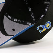 QUAD CITIES RIVER BANDITS BANDANA CENTENNIAL BRIDGE QC SIDE PATCH NEW ERA FITTED CAP