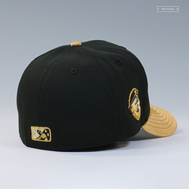 SACRAMENTO GOLD DIGGERS X RIVER CATS GOLDEN METALLIC THEME NIGHT NEW ERA FITTED CAP