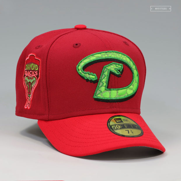 ARIZONA DIAMONDBACKS 1998 INAUGURAL SEASON KOBE VI PROTRO REVERSE GRINCH NEW ERA CAP