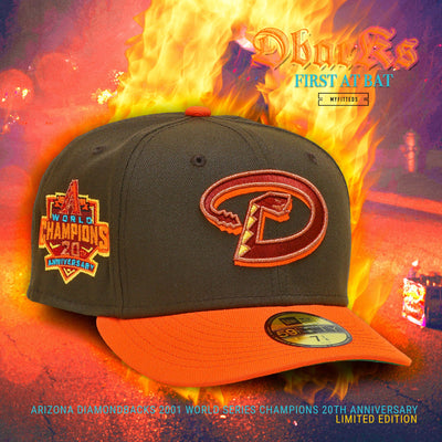 ARIZONA DIAMONDBACKS 2001 WS CHAMPS "DIO: THE LAST IN LINE INSPIRED" NEW ERA FITTED CAP