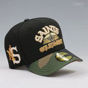 NEW ORLEANS SAINTS EQUIPMENT WOODLAND CAMO NEW ERA FITTED CAP