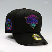 NEW YORK KNICKS 2025 NBA ALL-STAR GAME ETCH ART ZELDA MAJORA'S MASK INSPIRED NEW ERA CAP