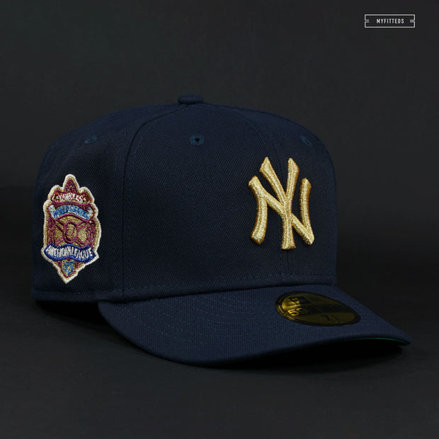 NEW YORK YANKEES 1927 WORLD SERIES NIGHTSHADE GOLD MODERN FLAIR NEW ERA HAT