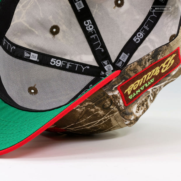 ATLANTA BRAVES SPEEDWAY CLASSIC REALTREE EDGE™ SCARLET NEW ERA FITTED CAP