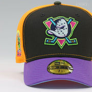ANAHEIM MIGHTY DUCKS 1993 INAUGURAL SEASON MULTI-BLOCK ZELDA MAJORA'S MASK NEW ERA FITTED CAP