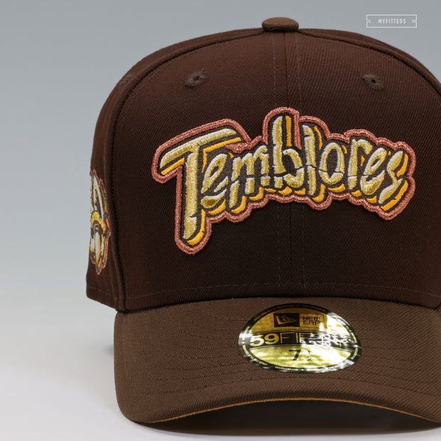 RANCHO CUCAMONGA QUAKES X TEMBLORES 30TH ANNIVERSARY BROWN EARTHWARE NEW ERA CAP