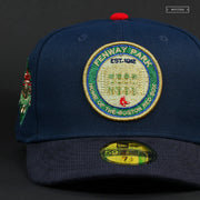 BOSTON RED SOX FENWAY PARK OVER THE YEARS 90TH & 100TH YEARS NEW ERA FITTED CAP