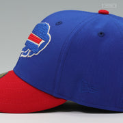 BUFFALO BILLS NFL KICKOFF 1993 BLUE SAPPHIRE RADIANT RED NEW ERA FITTED CAP