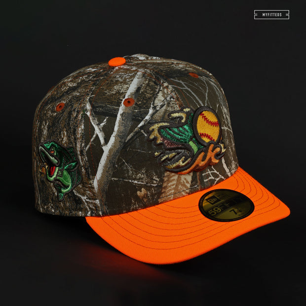 GWINNETT STRIPERS REALTREE® EDGE ATOMIC ORANGE NEW ERA FITTED CAP