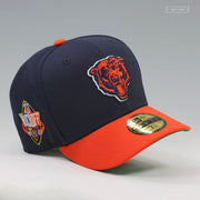 CHICAGO BEARS NFL KICKOFF 1994 MIDNIGHT NAVY ORANGEADE NEW ERA FITTED CAP