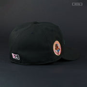 BUFFALO BISONS CASCADING JET BLACK NEW ERA FITTED CAP