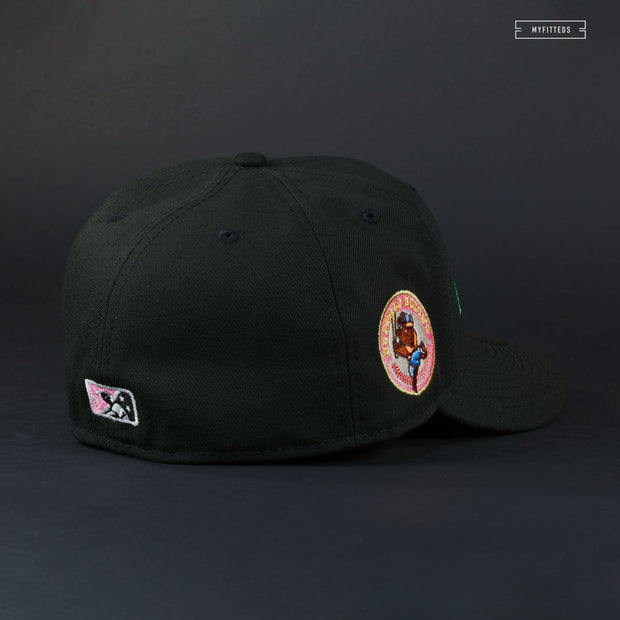 BUFFALO BISONS CASCADING JET BLACK NEW ERA FITTED CAP
