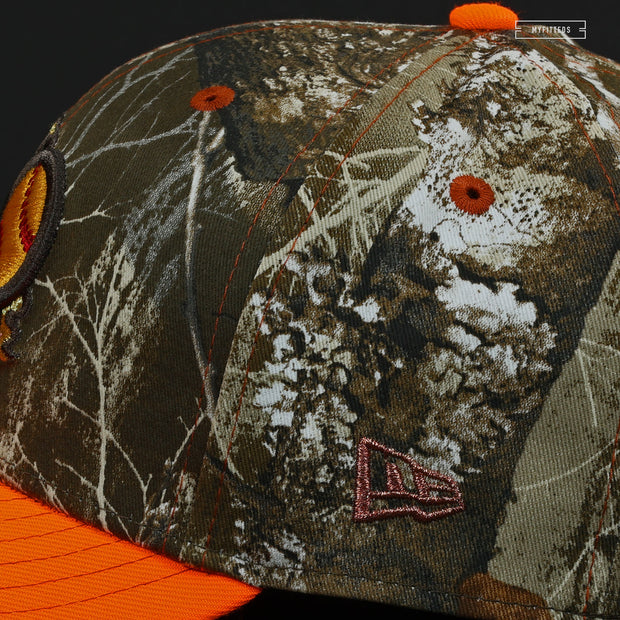 GWINNETT STRIPERS REALTREE® EDGE ATOMIC ORANGE NEW ERA FITTED CAP